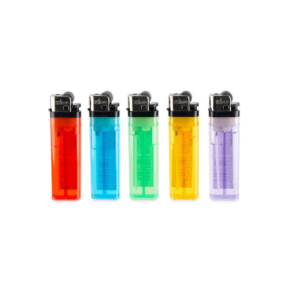 King Classic Disposable Butane Lighter Assorted Color