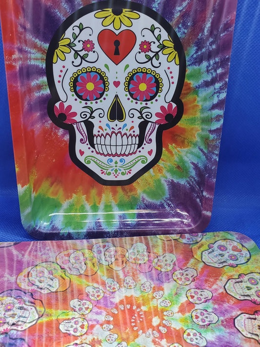 3d magnetic rolling tray DOD skull