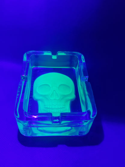 Glow in Dark Glass Ashtray