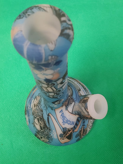 Blue Silicone bong