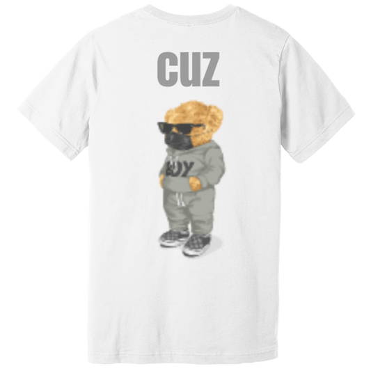 Whadup Wit It Cuz' Short Sleeve  Bear T-Shirt
