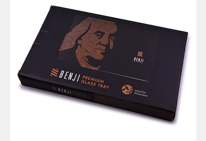 Benjamin franklin glass rolling tray kit