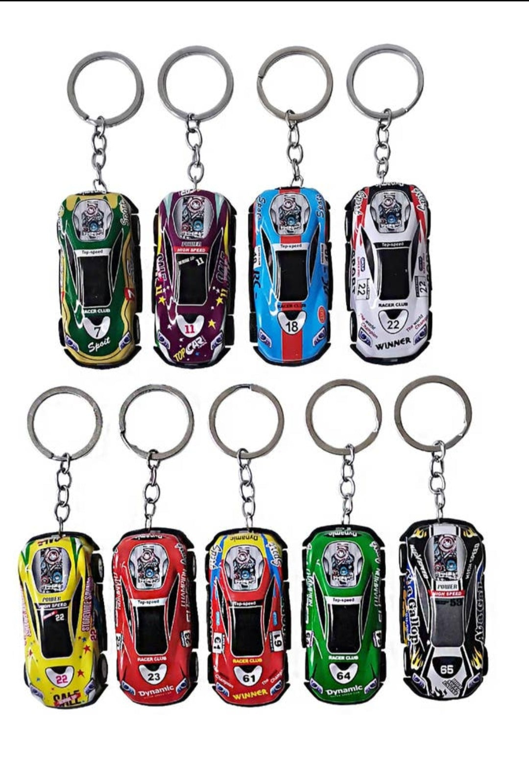 Race Car Keychain