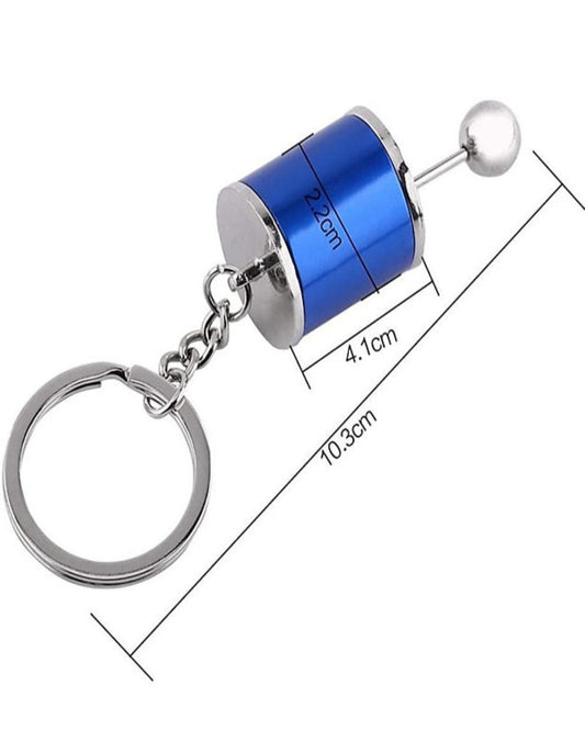 Blue shifter keychain fidget