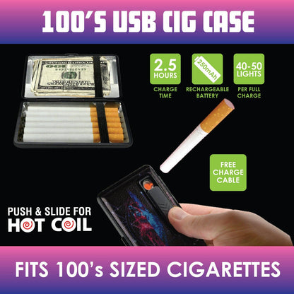 Smokezilla USB Coil Lighter 100s Case Assortment