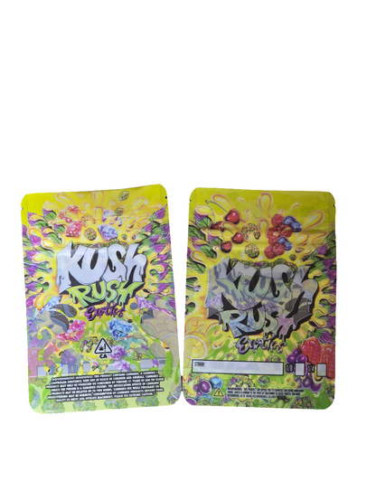 Kush Rush Exotics 10pk Mylar Bags