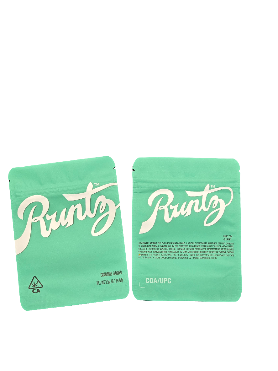 Green Runtz 3.5g Mylar Bag (10pk)