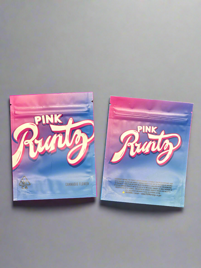 Pink Runtz 3.5g Mylar Bags (10pk)