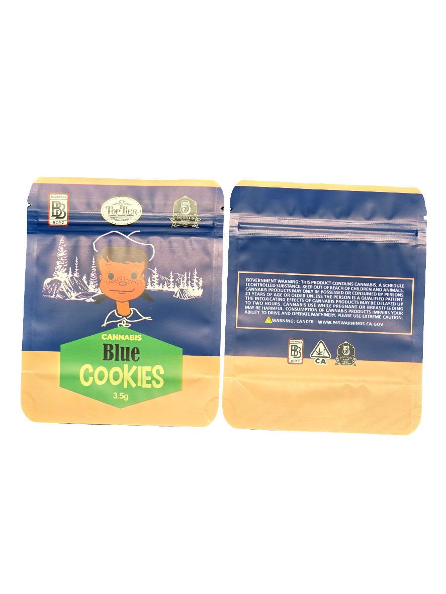 Blue Cookies 3.5g Mylar Bag (10pk)