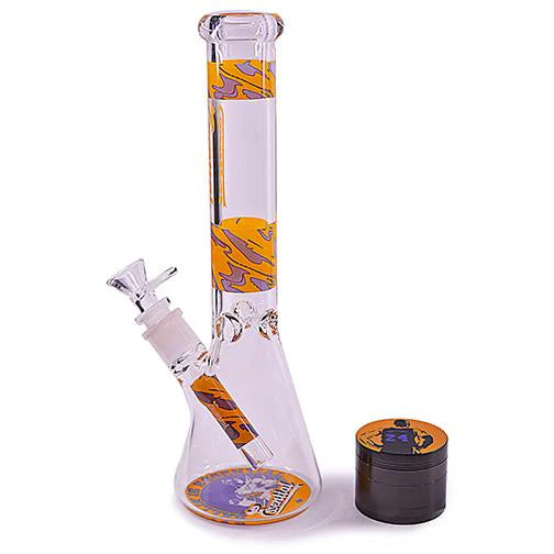 Essential Glass Water Pipe Kit Yellow